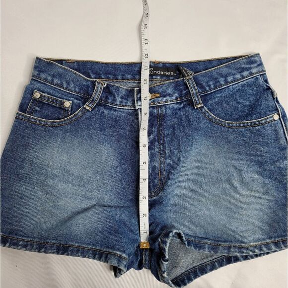 VINTAGE Y2K shorts 2000s high rise denim faded denim S - Picture 8 of 8